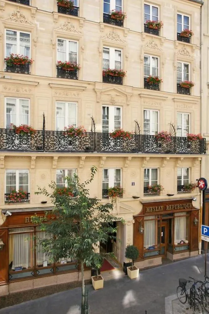 Hotel Meslay Republique Paris France
